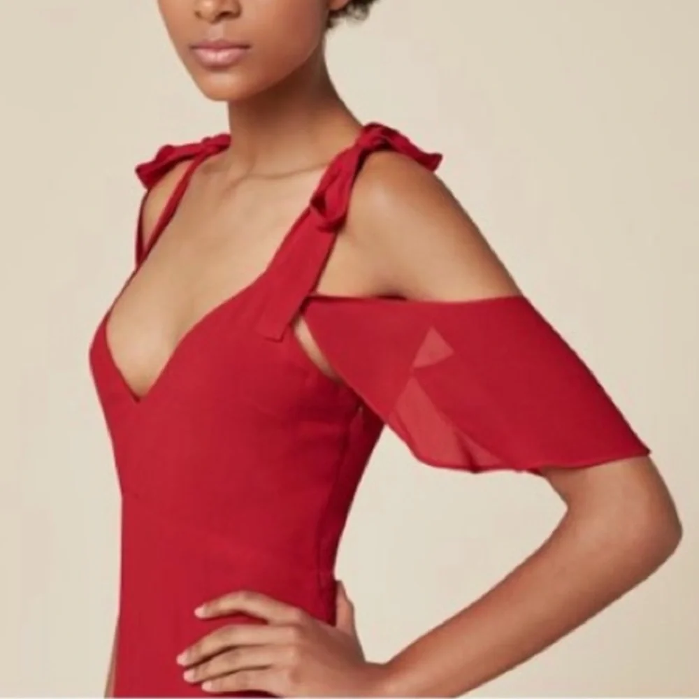 REFORMATION - Bennett dress in Pointsetta, 4 - Picture 5 of 11